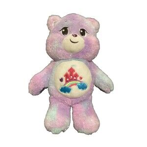 Care Bears Plush Care A Lot Special Collector Stuffed Animal 40 Anniversary 14"
